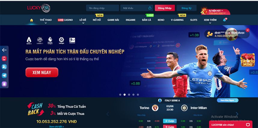 Tiền thưởng đăng ký cấp 168Vn trị giá 88k - Hướng dẫn đăng ký tài khoản chi tiết - 168Vn