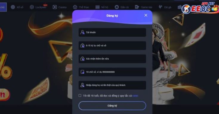 Hướng dẫn đăng ký/đăng nhập K8 - K8